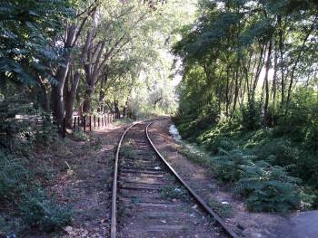 Неизползваната жп линия в парк 